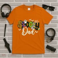 Halloween Spooky Dad Funny Family Matching T-Shirt thumb 5