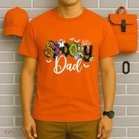Halloween Spooky Dad Funny Family Matching T-Shirt thumb 6