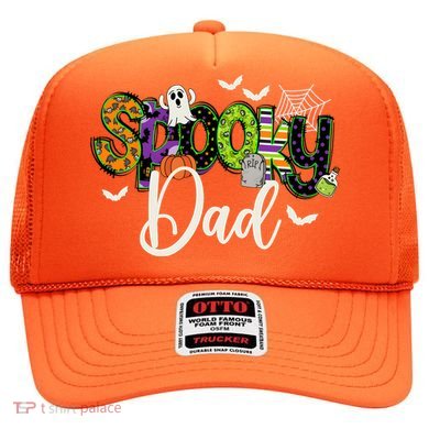 Halloween Spooky Dad Funny Family Matching Hat