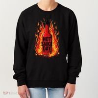 Hot Sauce Day Burn Baby Burn Passionate Fire Women's Sweatshirt thumb 0
