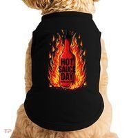 Hot Sauce Day Burn Baby Burn Passionate Fire Doggie Tank thumb 0