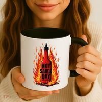 Hot Sauce Day Burn Baby Burn Passionate Fire Coffee Mug thumb 3