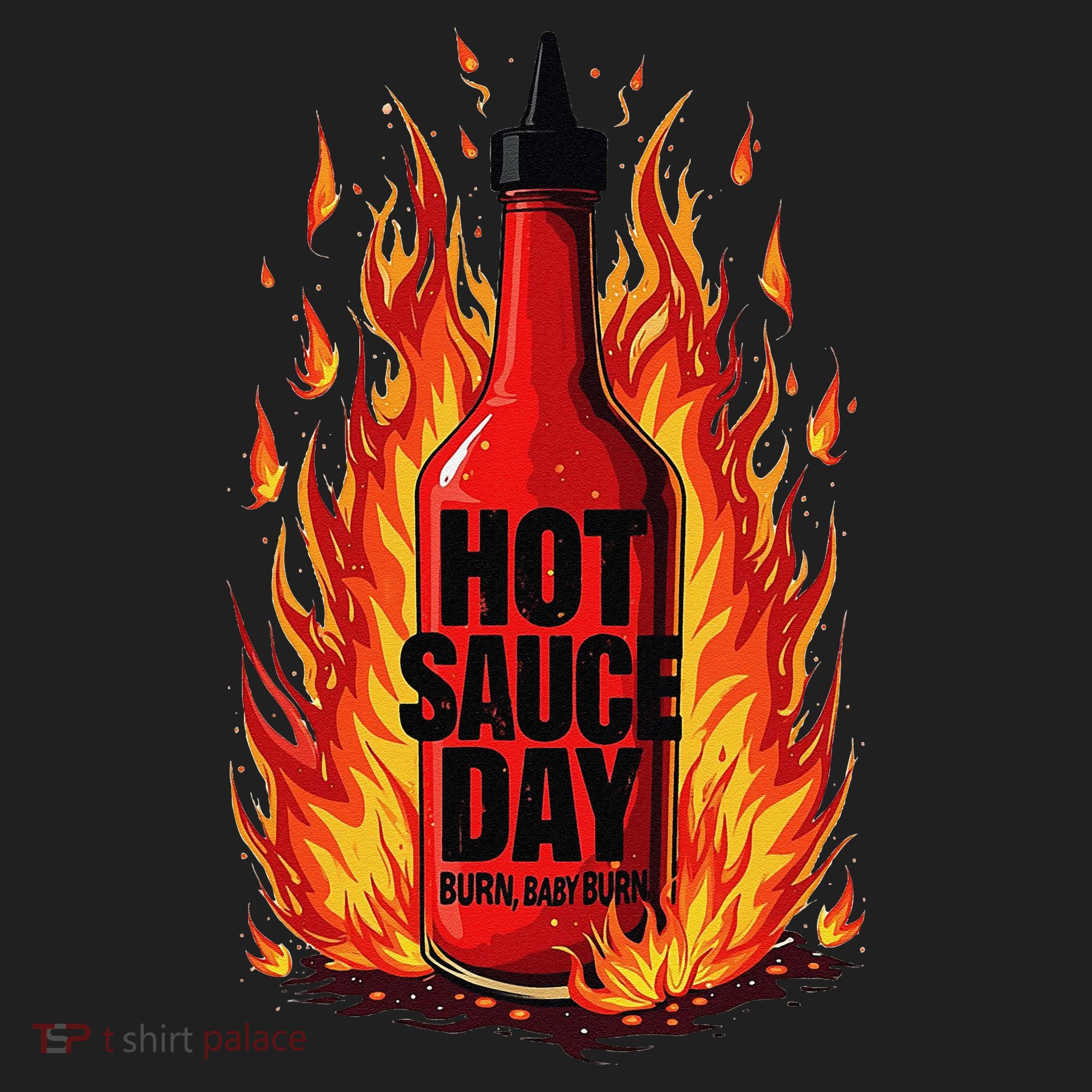 Hot Sauce Day Burn Baby Burn Passionate Fire Tumbler