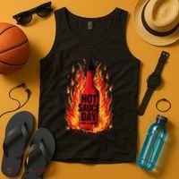 Hot Sauce Day Burn Baby Burn Passionate Fire Tank Top thumb 4