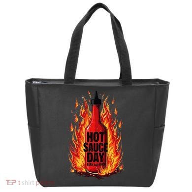 Hot Sauce Day Burn Baby Burn Passionate Fire Tote Bag