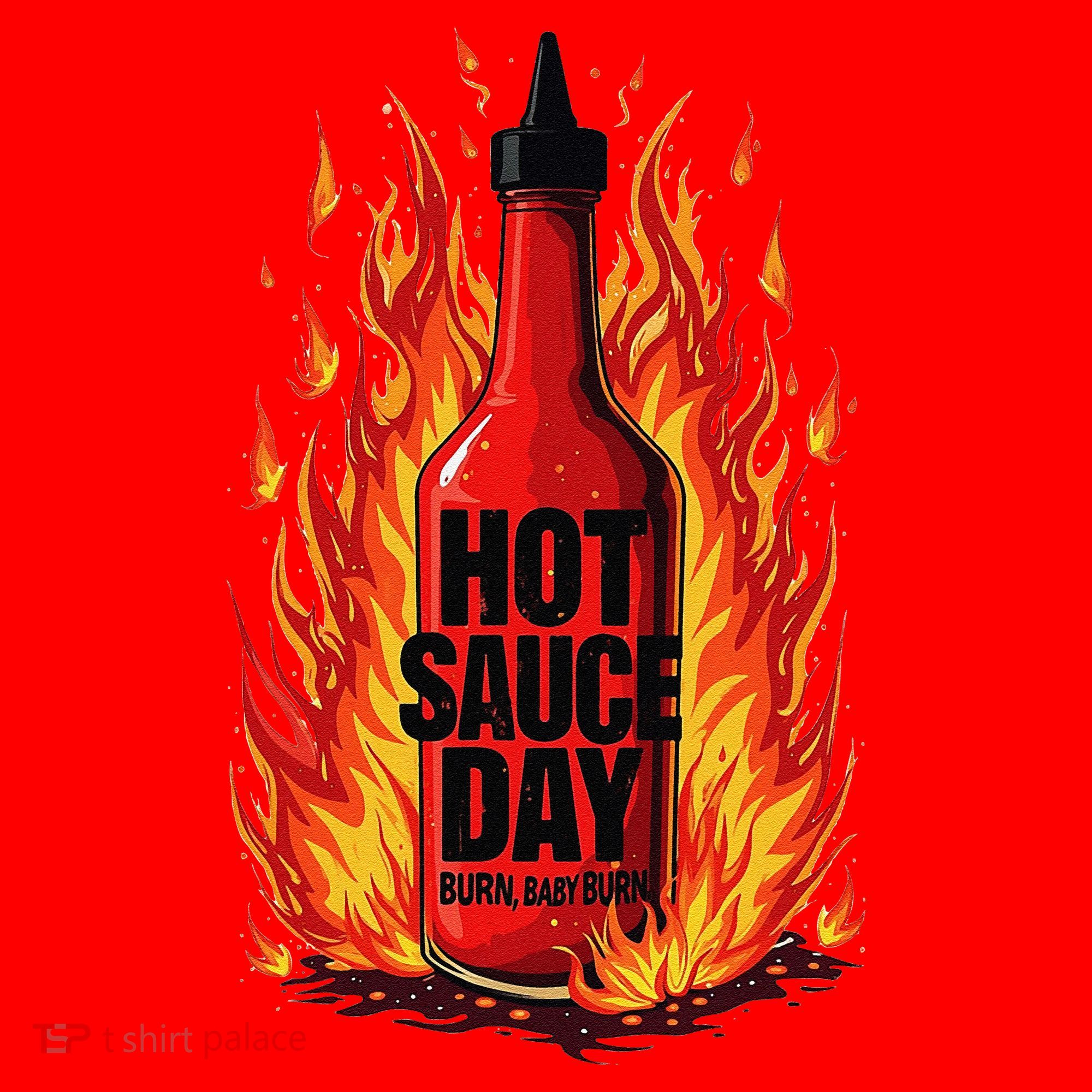 Hot Sauce Day Burn Baby Burn Passionate Fire Santa Hat