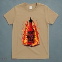 Hot Sauce Day Burn Baby Burn Passionate Fire T-Shirt thumb 5