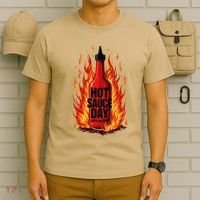 Hot Sauce Day Burn Baby Burn Passionate Fire T-Shirt thumb 6