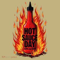 Hot Sauce Day Burn Baby Burn Passionate Fire Kids T-Shirt thumb 2