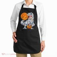 Halloween Shirts Dinosaur T Rex Mummy Pumpkin Apron thumb 2