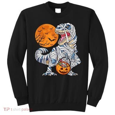 Halloween Shirts Dinosaur T Rex Mummy Pumpkin Sweatshirt