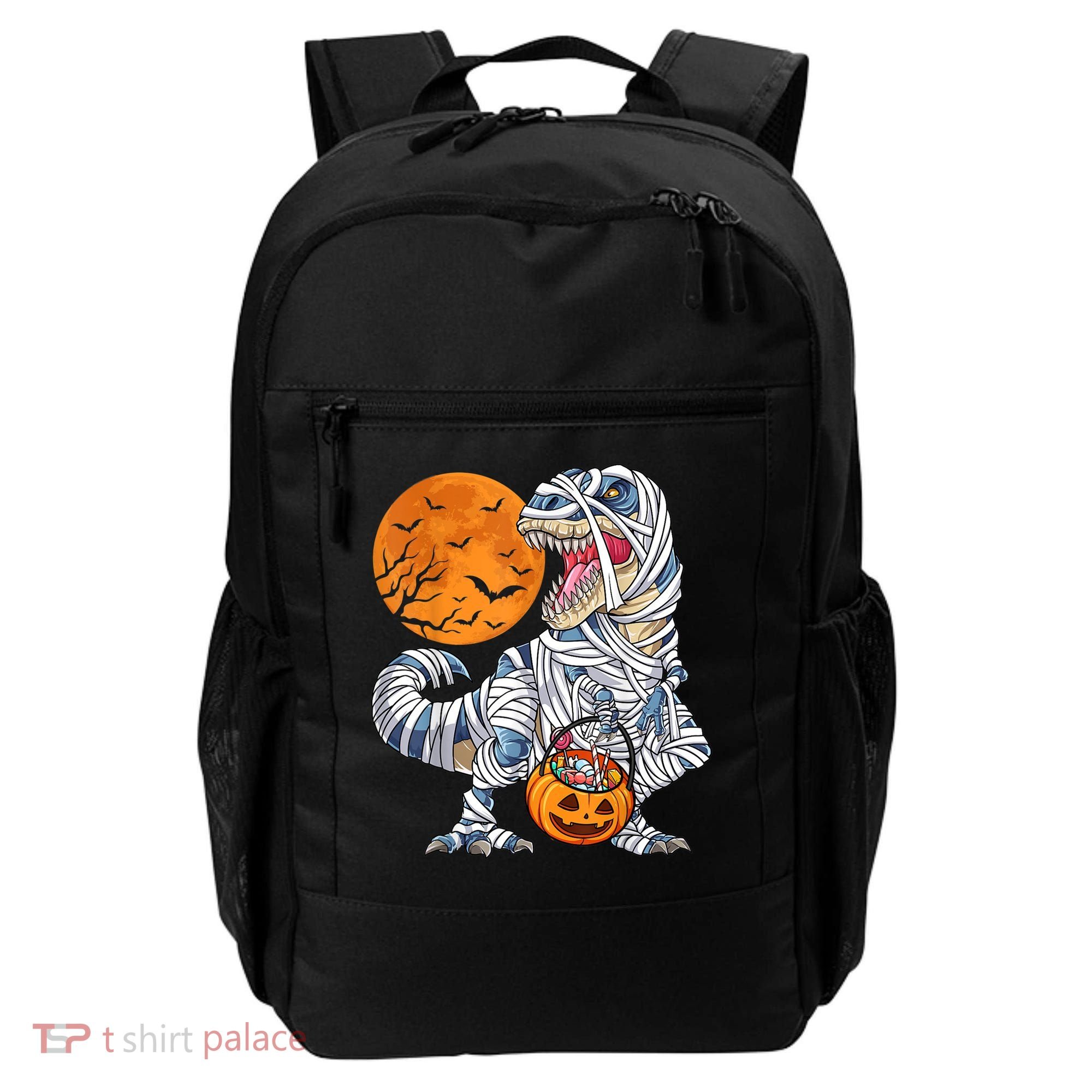 Halloween Shirts Dinosaur T Rex Mummy Pumpkin Backpack