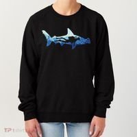 Hammerhead Shark Diver Ocean Women's Sweatshirt thumb 0
