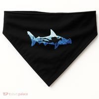 Hammerhead Shark Diver Ocean USA-Made Doggie Bandana thumb 0