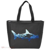 Hammerhead Shark Diver Ocean Tote Bag thumb 0