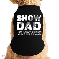 Horse Show Dad Father's Day Doggie Tank thumb 0