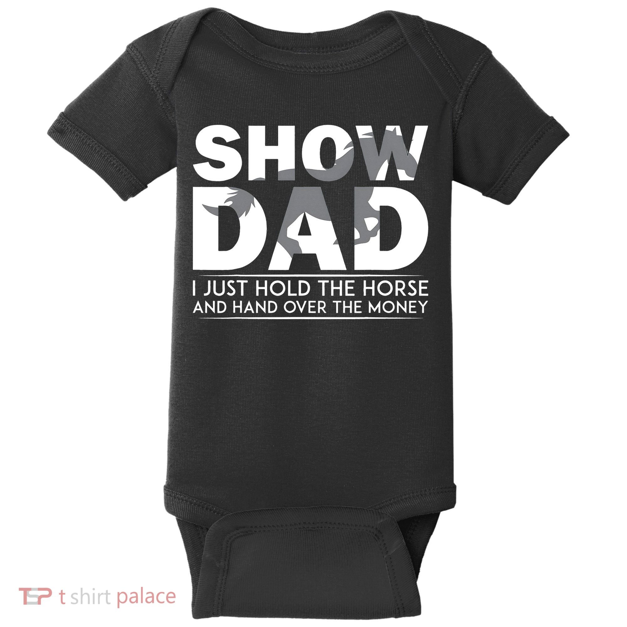 Horse Show Dad Father's Day Baby Bodysuit