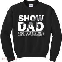 Horse Show Dad Father's Day Kids Sweatshirt thumb 0