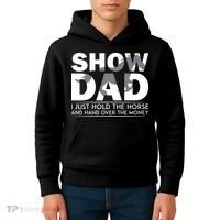 Horse Show Dad Father's Day Kids Hoodie thumb 4