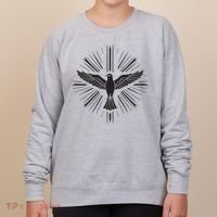 Holy Spirit Dove Praise Jesus Pentecost Women's Sweatshirt thumb 0
