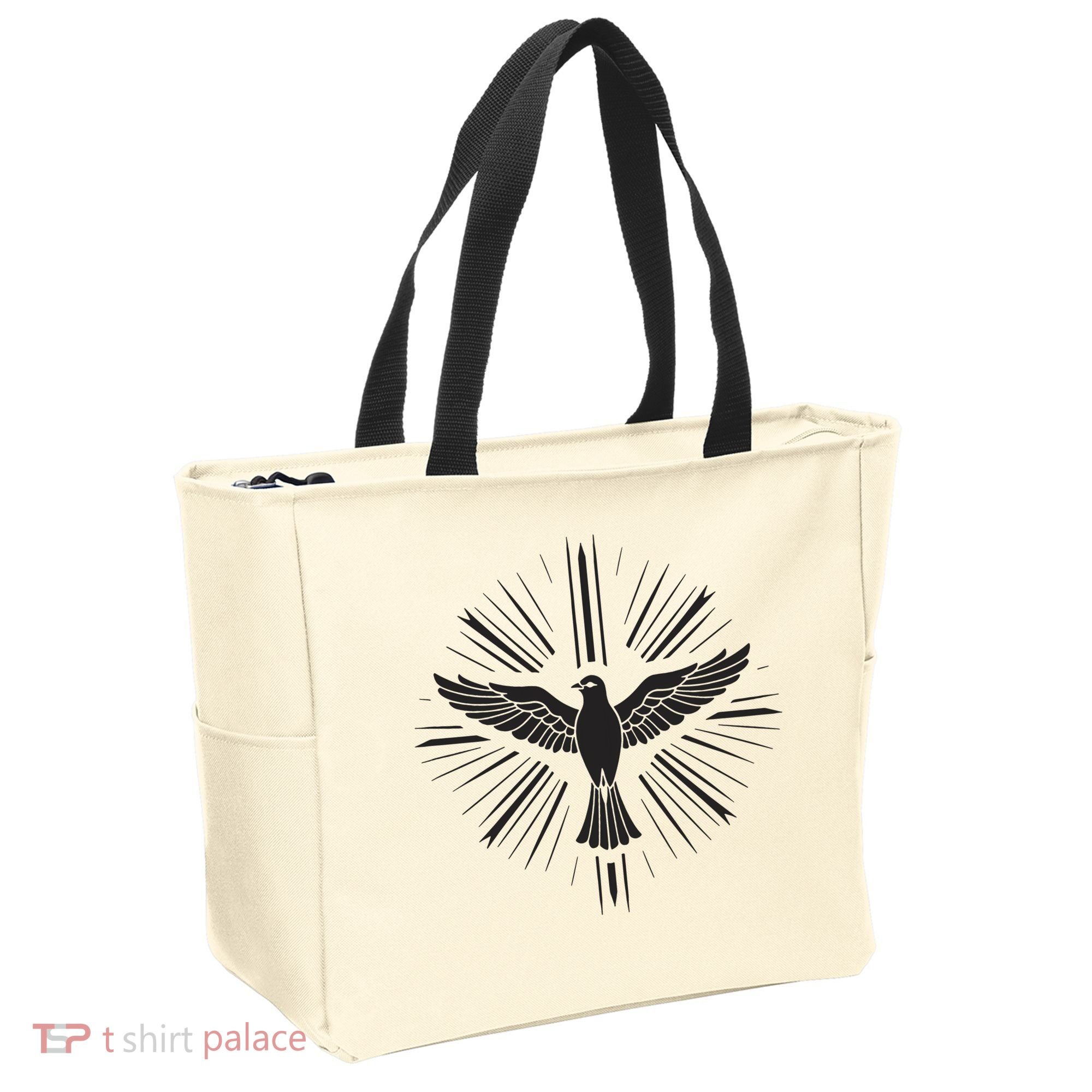 Holy Spirit Dove Praise Jesus Pentecost Tote Bag