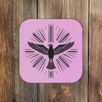 Holy Spirit Dove Praise Jesus Pentecost Coaster thumb 0