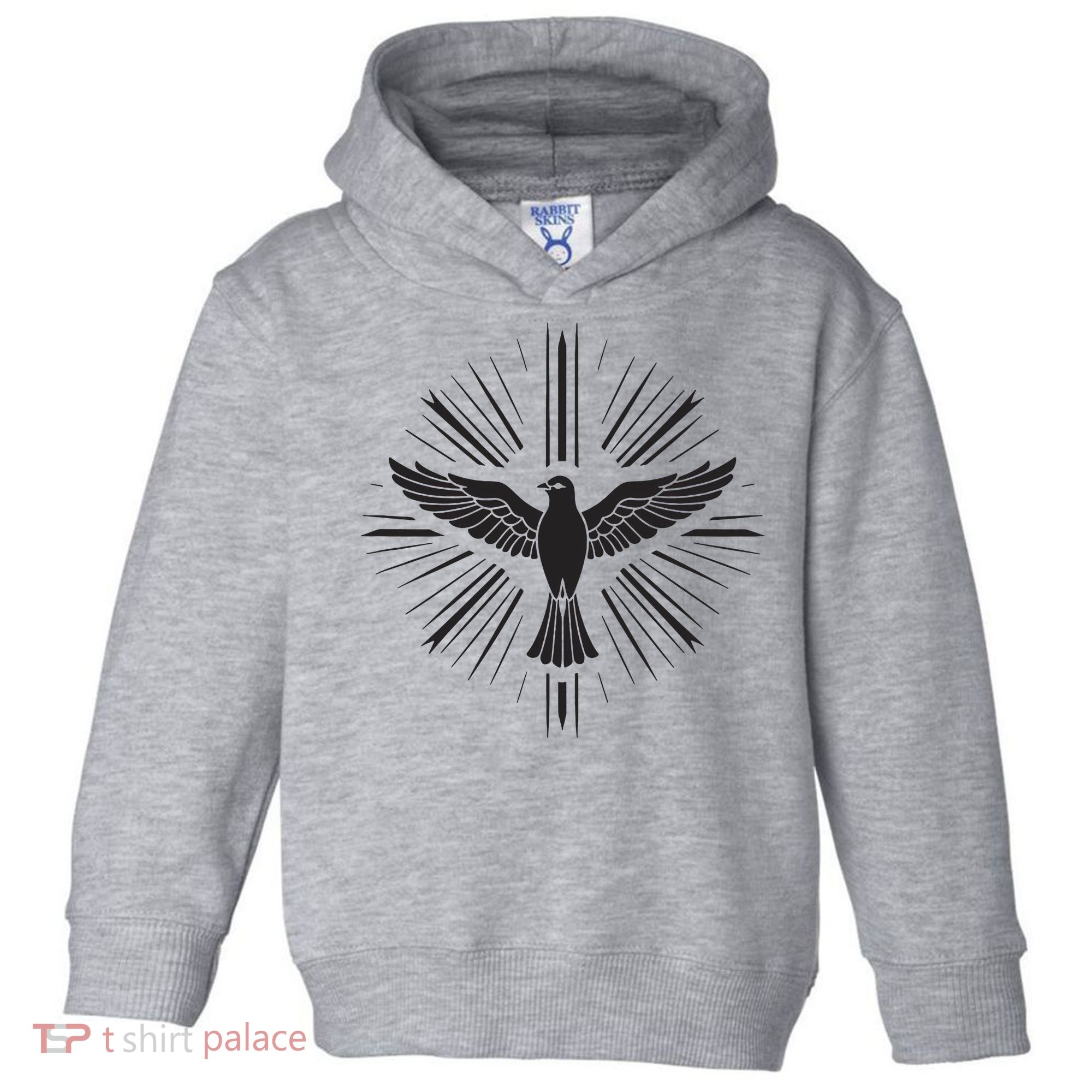 Holy Spirit Dove Praise Jesus Pentecost Toddler Hoodie
