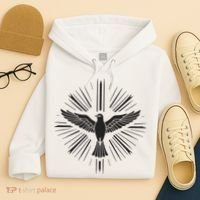 Holy Spirit Dove Praise Jesus Pentecost Hoodie thumb 4