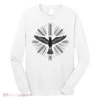 Holy Spirit Dove Praise Jesus Pentecost Long Sleeve Shirt thumb 0