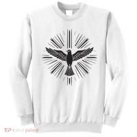 Holy Spirit Dove Praise Jesus Pentecost Sweatshirt thumb 0