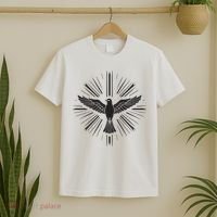 Holy Spirit Dove Praise Jesus Pentecost T-Shirt thumb 2