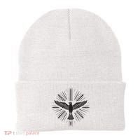 Holy Spirit Dove Praise Jesus Pentecost Beanie thumb 0