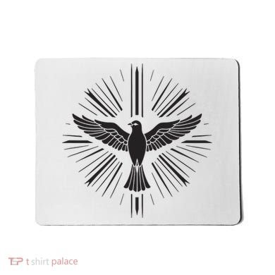 Holy Spirit Dove Praise Jesus Pentecost Mousepad