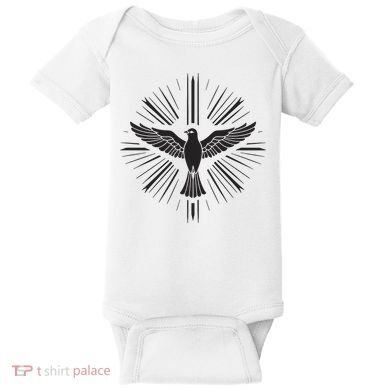 Holy Spirit Dove Praise Jesus Pentecost Baby Bodysuit