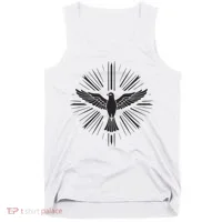 Holy Spirit Dove Praise Jesus Pentecost Tank Top thumb 0