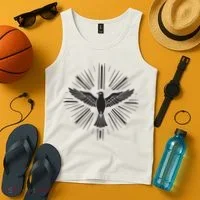 Holy Spirit Dove Praise Jesus Pentecost Tank Top thumb 4