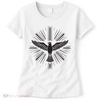 Holy Spirit Dove Praise Jesus Pentecost Women's T-Shirt thumb 0