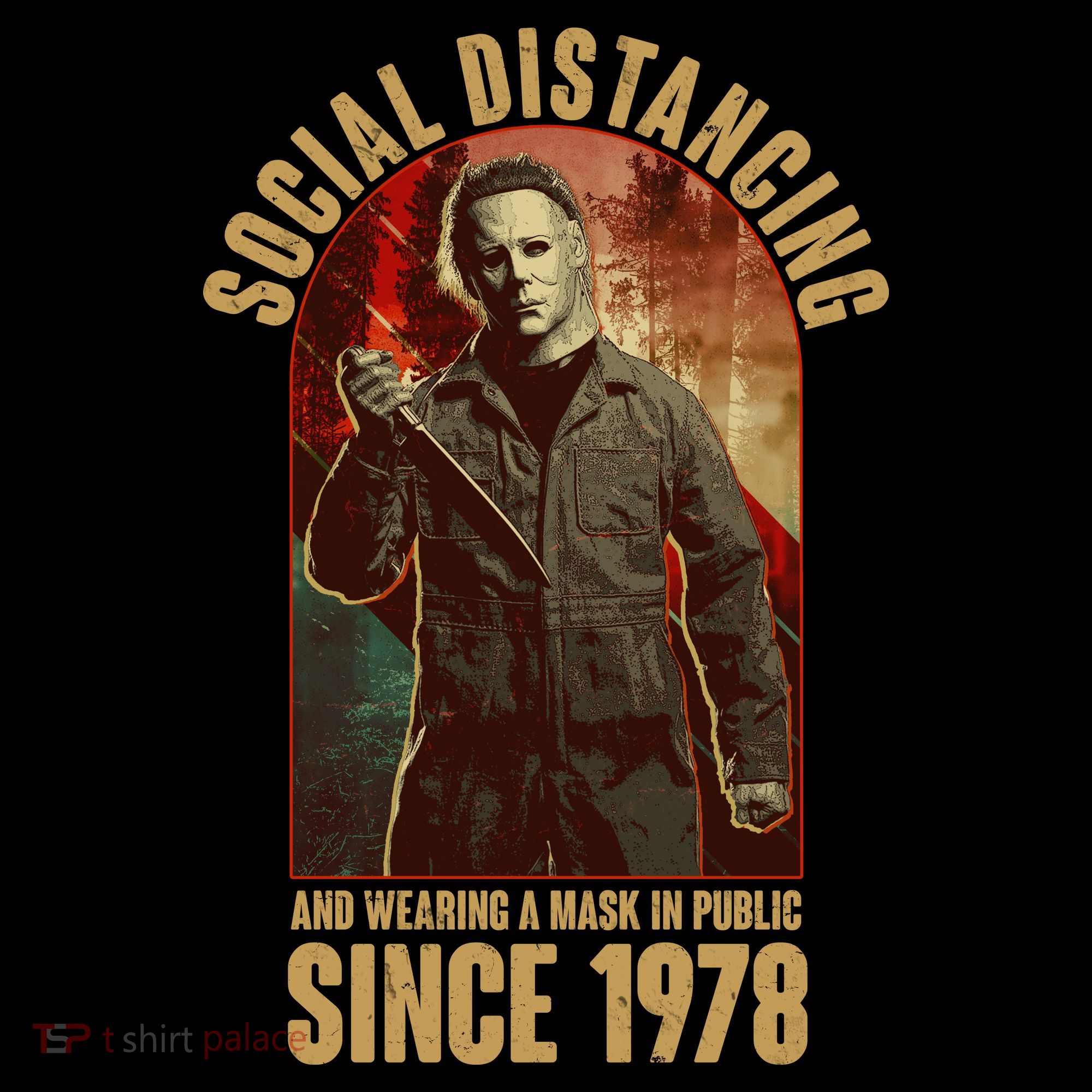 Halloween Social Distancing And Wearing A Mask Since 1978 Women's Hoodie