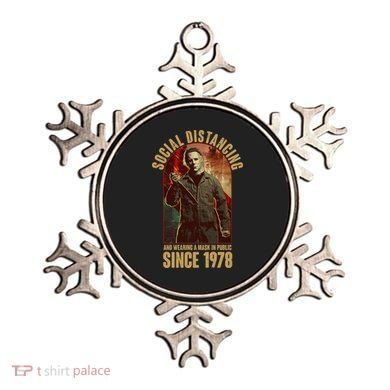 Halloween Social Distancing And Wearing A Mask Since 1978 Ornament