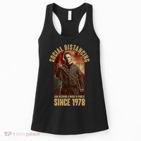 Halloween Social Distancing And Wearing A Mask Since 1978 Women's Tank Top thumb 0
