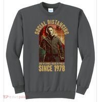 Halloween Social Distancing And Wearing A Mask Since 1978 Sweatshirt thumb 0