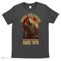 Halloween Social Distancing And Wearing A Mask Since 1978 T-Shirt thumb 0