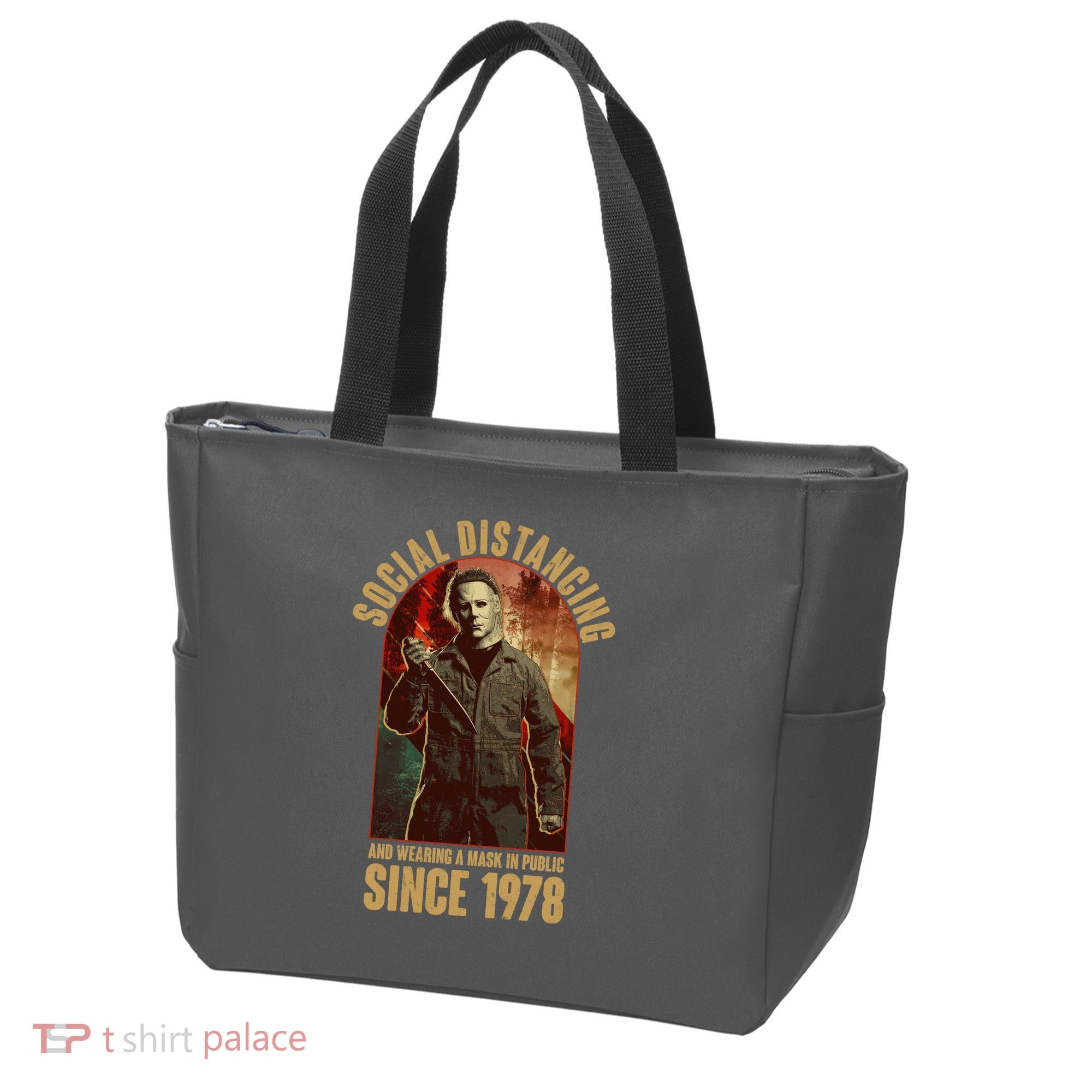 Halloween Social Distancing And Wearing A Mask Since 1978 Tote Bag