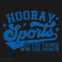 Hooray Sports Do The Things Win The Points Funny Blue Sports Toddler T-Shirt thumb 4