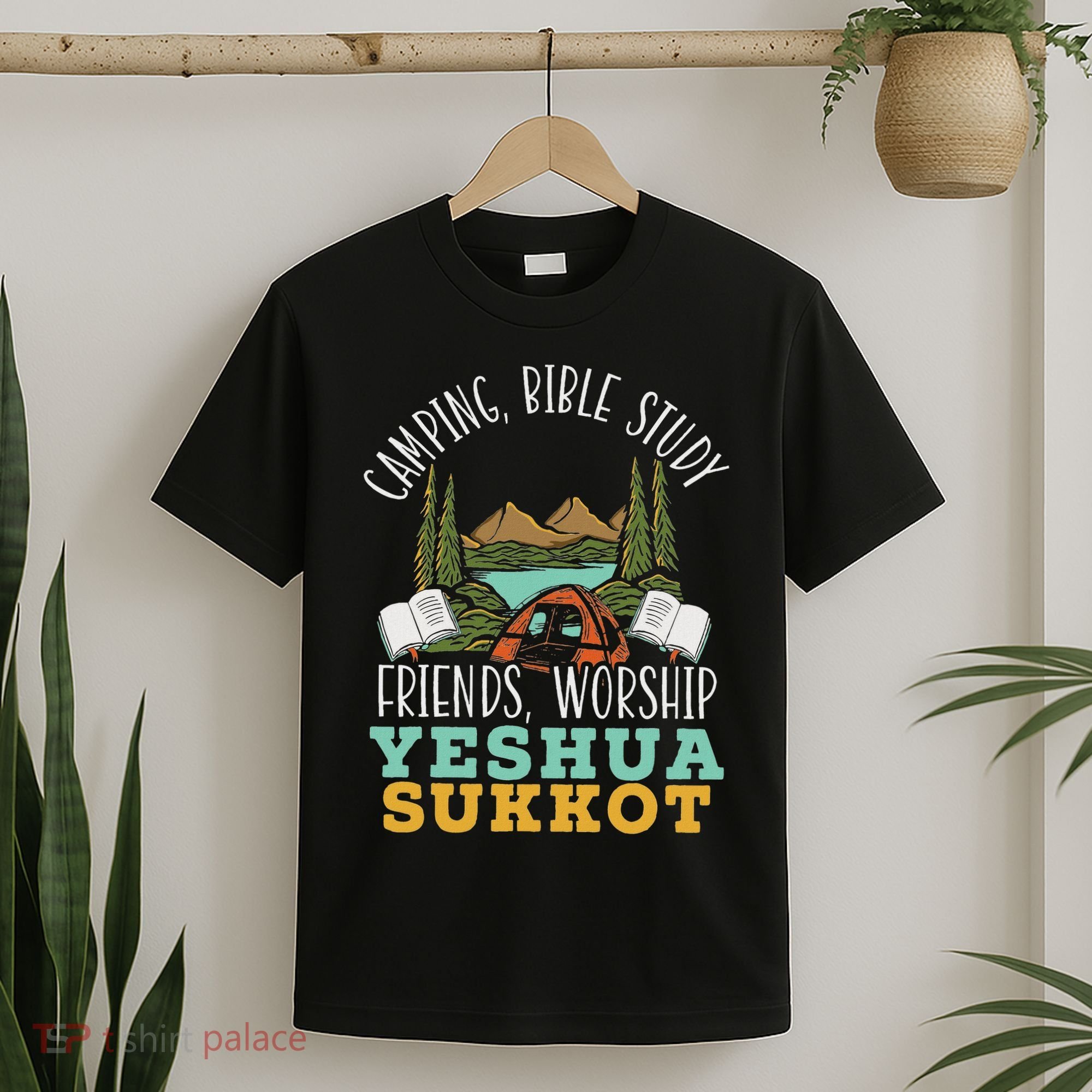 Happy Sukkot Day Lulav Palm Tree Israelite Jewish T-Shirt