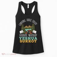 Happy Sukkot Day Lulav Palm Tree Israelite Jewish Women's Tank Top thumb 0