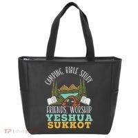 Happy Sukkot Day Lulav Palm Tree Israelite Jewish Tote Bag thumb 0