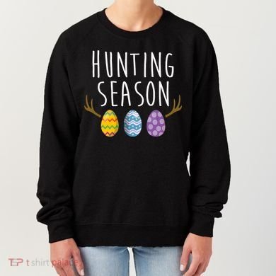 Hunting Season Deer Easter Eggs Women's Sweatshirt