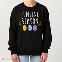 Hunting Season Deer Easter Eggs Women's Sweatshirt thumb 0