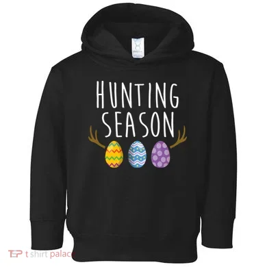 Hunting Season Deer Easter Eggs Toddler Hoodie